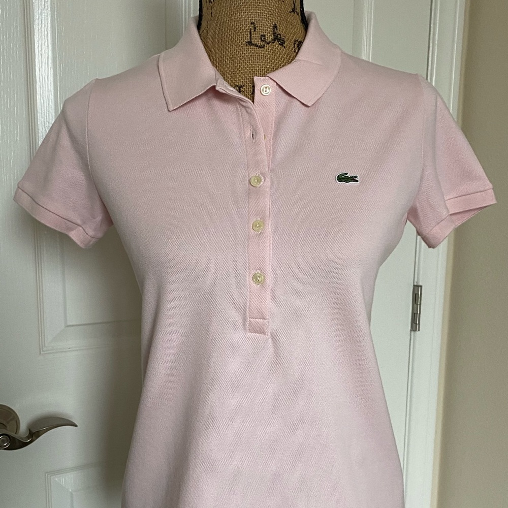 Lacoste Light Pink Polo Shirt